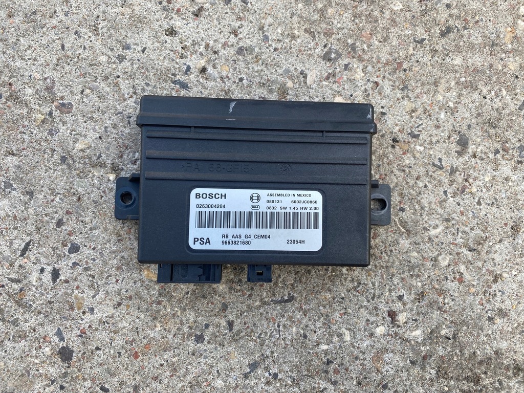 фото №1, Модуль pdc citroen c4 picasso 9663821680