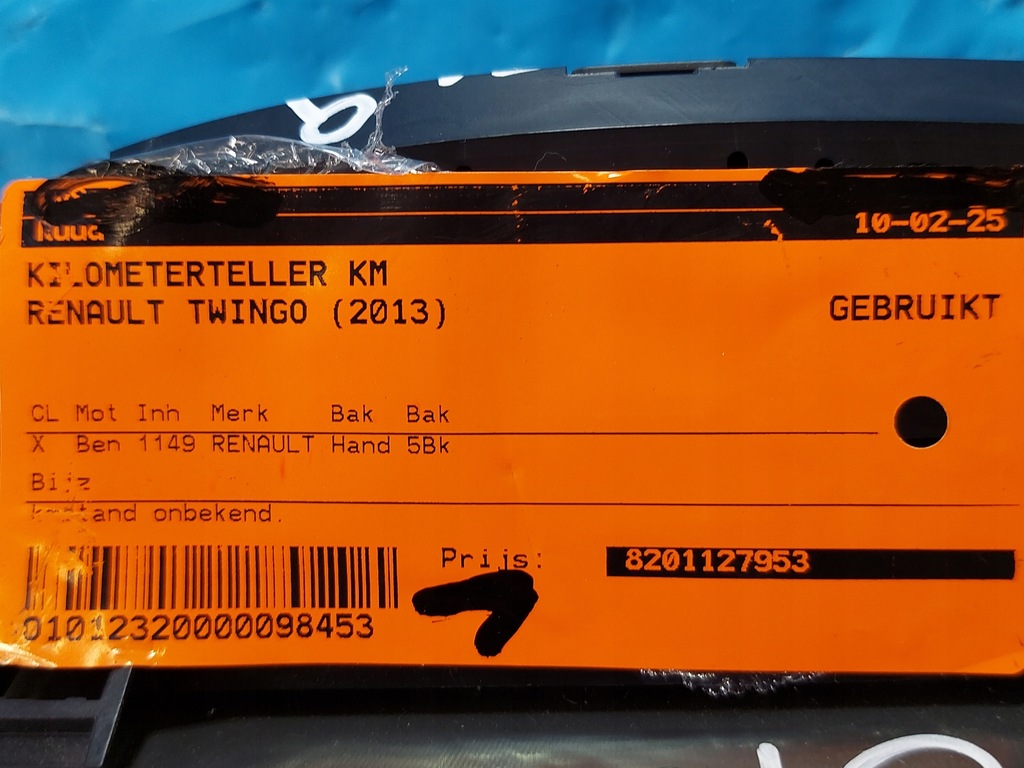 фото №10, Счетчик приборная панель twingo ii 1.2 b 2013r 8201127953ml