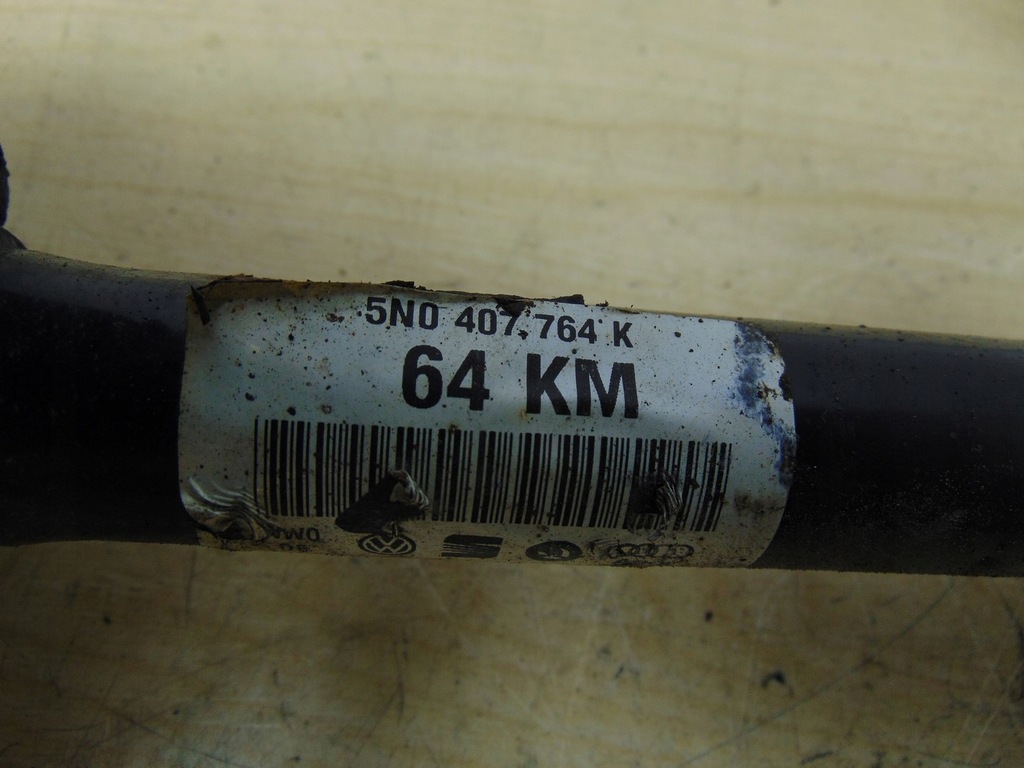 фото №7, Привідний вал права перед vw tiguan 2.0 tdi 5n0407764k