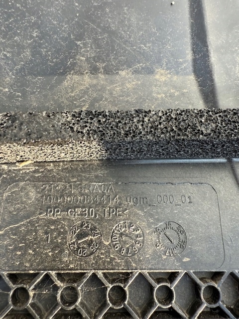 фото №6, Шторка жалюзи воздуховод воздуха nissan x-trail t33 214216ra0a