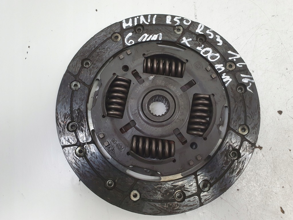 фото №7, Mini one r50 r53 1.6 16v диск притиск зчеплення w10b16a