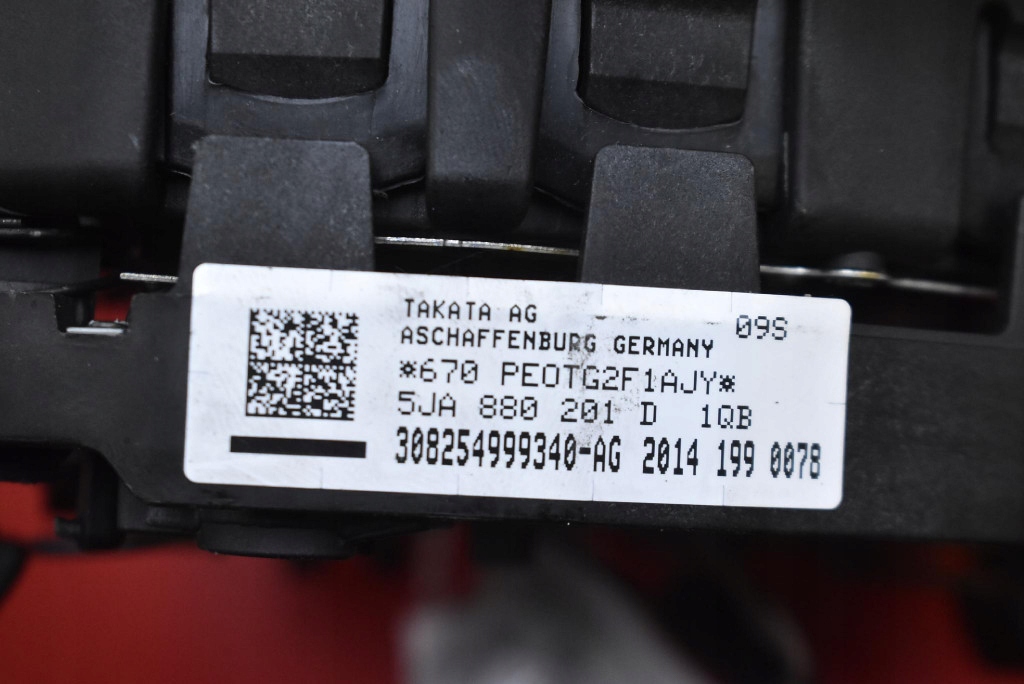 фото №9, Подушка безпеки подушка повітряна водія 5ja880201d skoda rapid 1 i 12-17