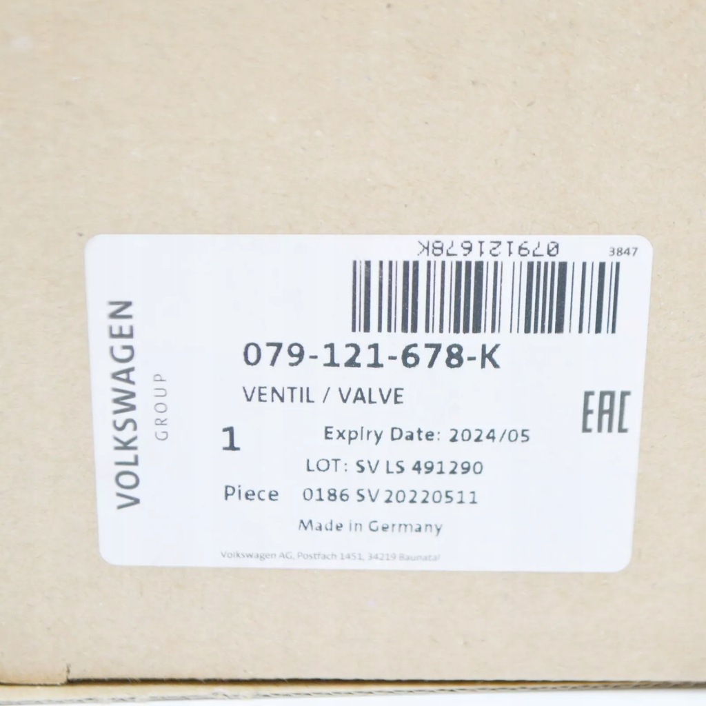 фото №9, Audi a7 sportback 4g передня частина охолоджуюча рідина switching клапан 079121678k oem