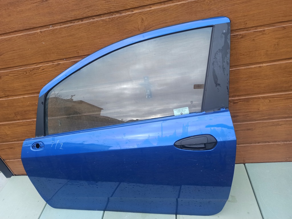 фото №2, Дверь стекло левый перед 3d kmp fiat grande punto 2