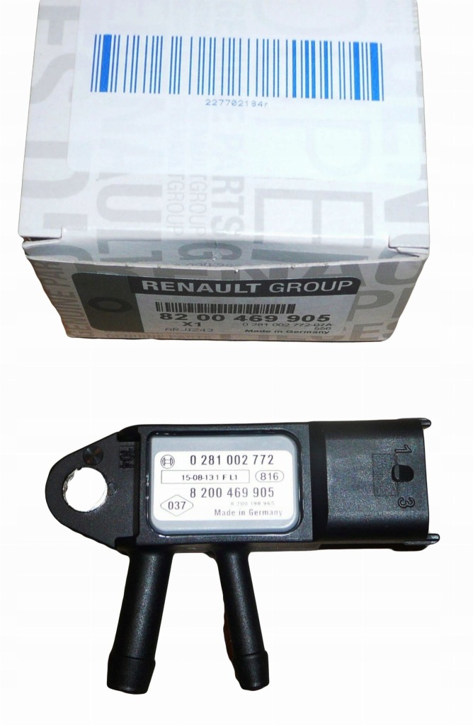 фото №1, Датчик тиску вихлопних газів renault megane iii 227702184r оригінал