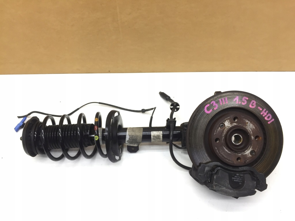 фото №1, Citroen c3 iii амортизаторна стійка mcperson амортизатор поворотний кулак ліва p54