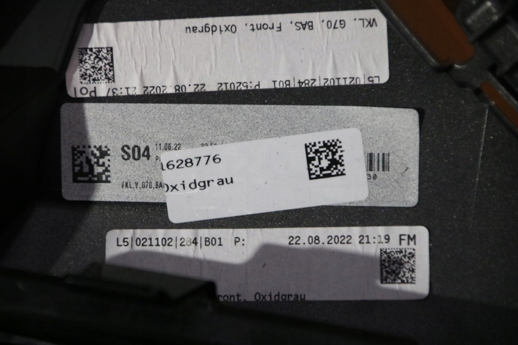 фото №14, Bmw 7 g70 i7 бампер перед передний цвет c4a