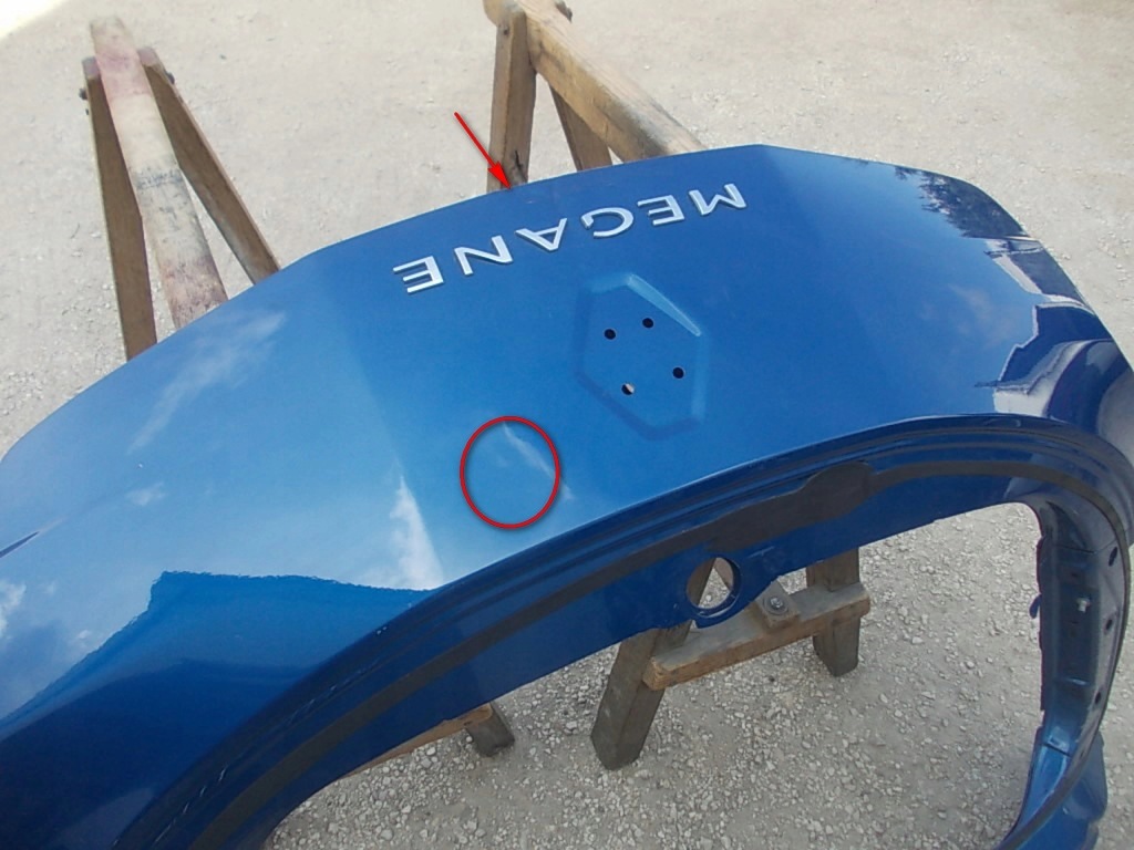 фото №2, Крышка багажника задняя задняя renault megane iii coupe