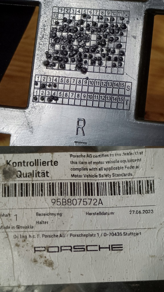 фото №10, Porsche macan напрямна бампера правий задня 95b807572a