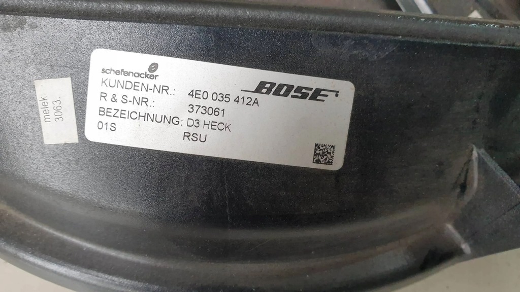 фото №5, Audi a8 d3 сабвуфер динамік bose 4e0035412a