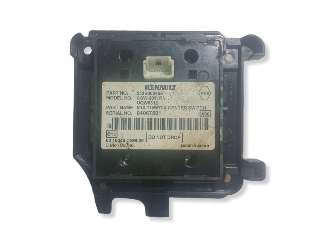 Панель управление радио навигация renault clio 3 253b00345r Недорого