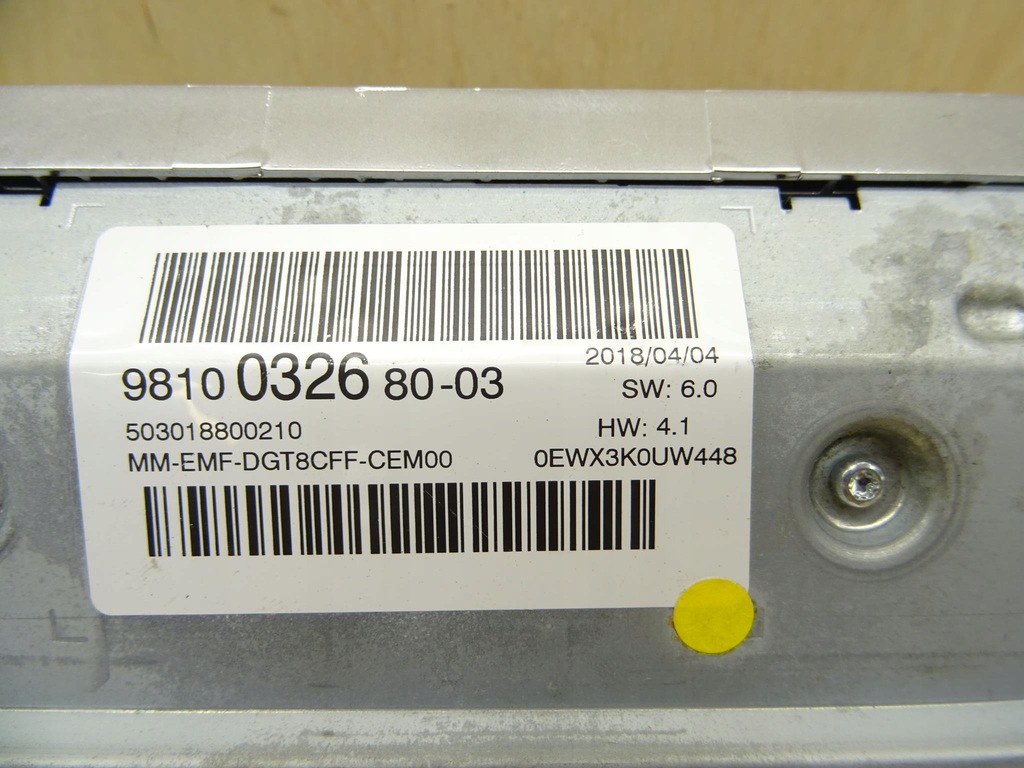 фото №6, Peugeot 5008 ii дисплей радіо екран 9810032680