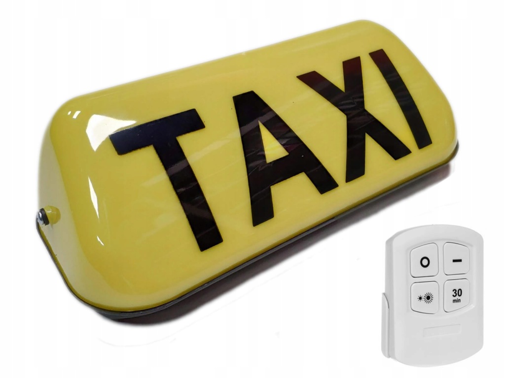 фото №13, Gratisy# бездротова лампа kogut taxi led na пульта жовта