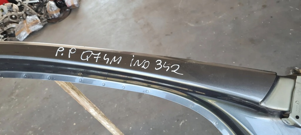 фото №7, Q7 4m ii sq7 поріг обшивка поріг блок двигуна правий чверть права lz7s