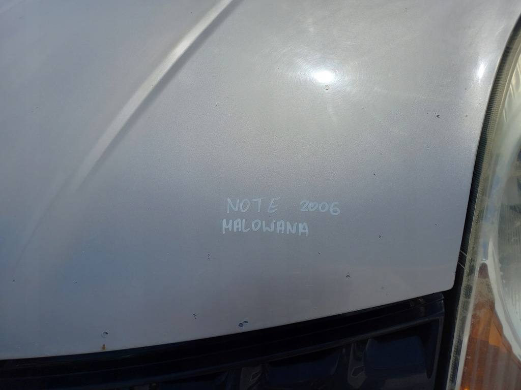 фото №8, Nissan note i e11 капот крышка двигателя ky0 kyo