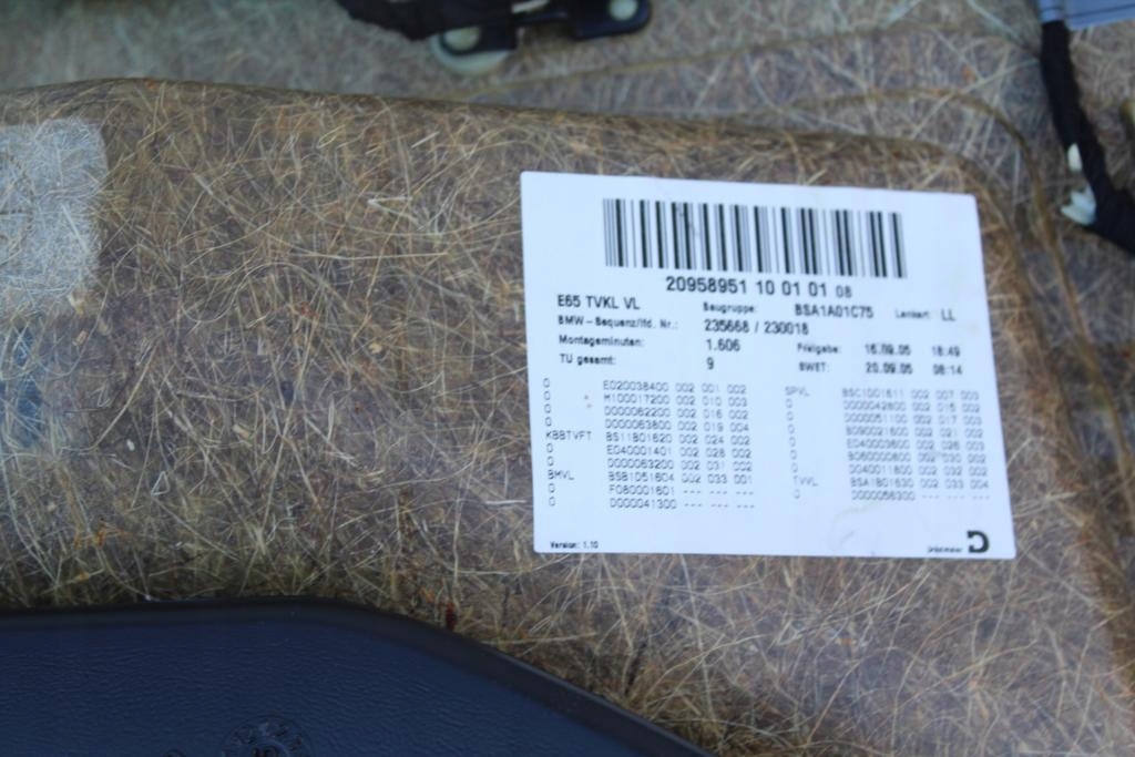 фото №8, Обшивка двері передній лівий bmw 7 e65 lift 20958951