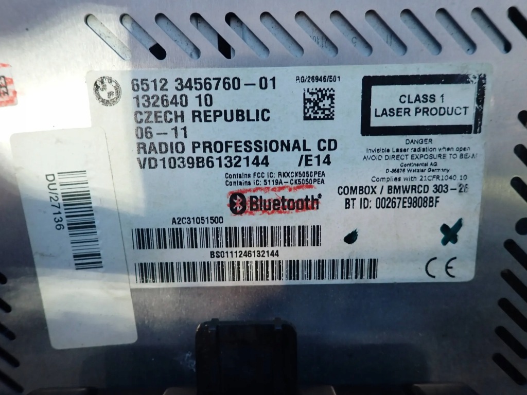 Радіо cd mini cooper r56 рестайлінг  3456760 в Україні