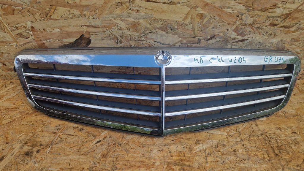 фото №1, Mercedes c-klasa w204 решітка радіатора решітка радіатора бампера перед a2048801283