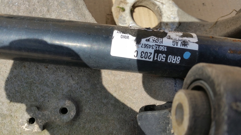 фото №11, Поворотный кулак левая lub правая задняя audi q5 8r 8r0