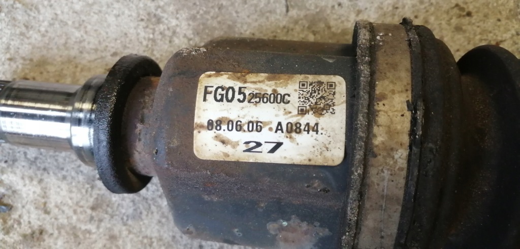 фото №4, Mazda 3 03-09 1.6 b приводной вал левая