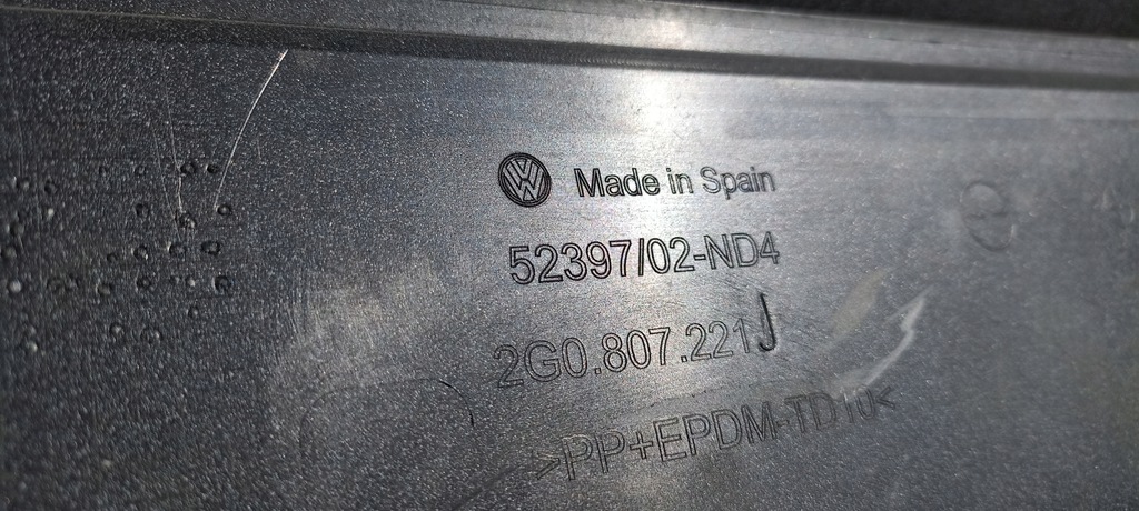 фото №11, Бампер передний vw polo 2g0 gti gt 17- 2g0807221j