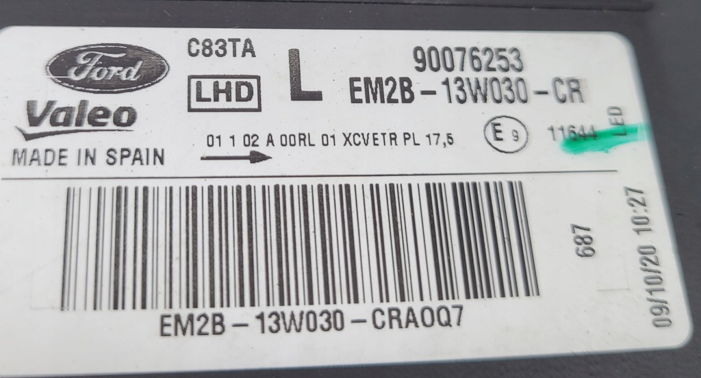 фото №8, Ford s-max galaxy 15-22 full led лампа ліва