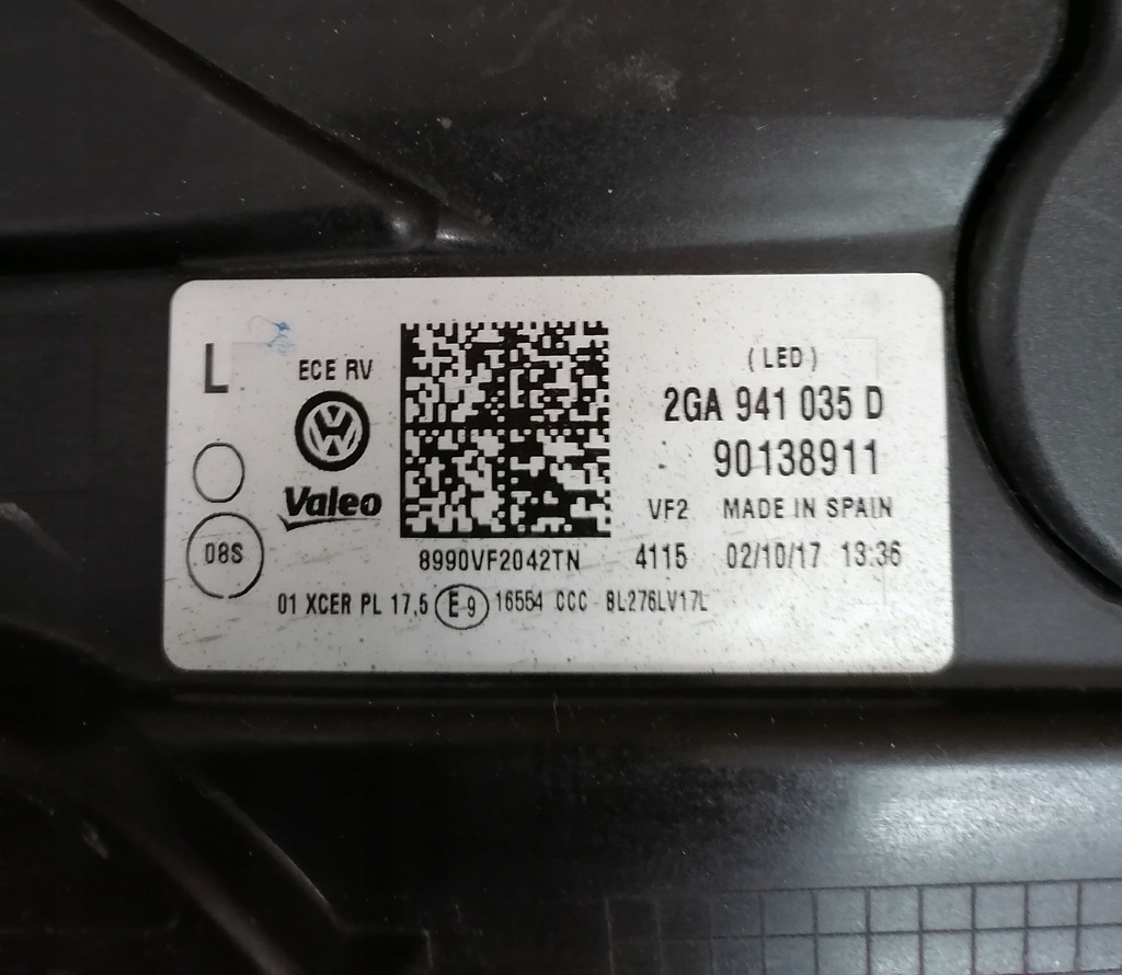 фото №4, Vw t-roc лампа фара левый full led