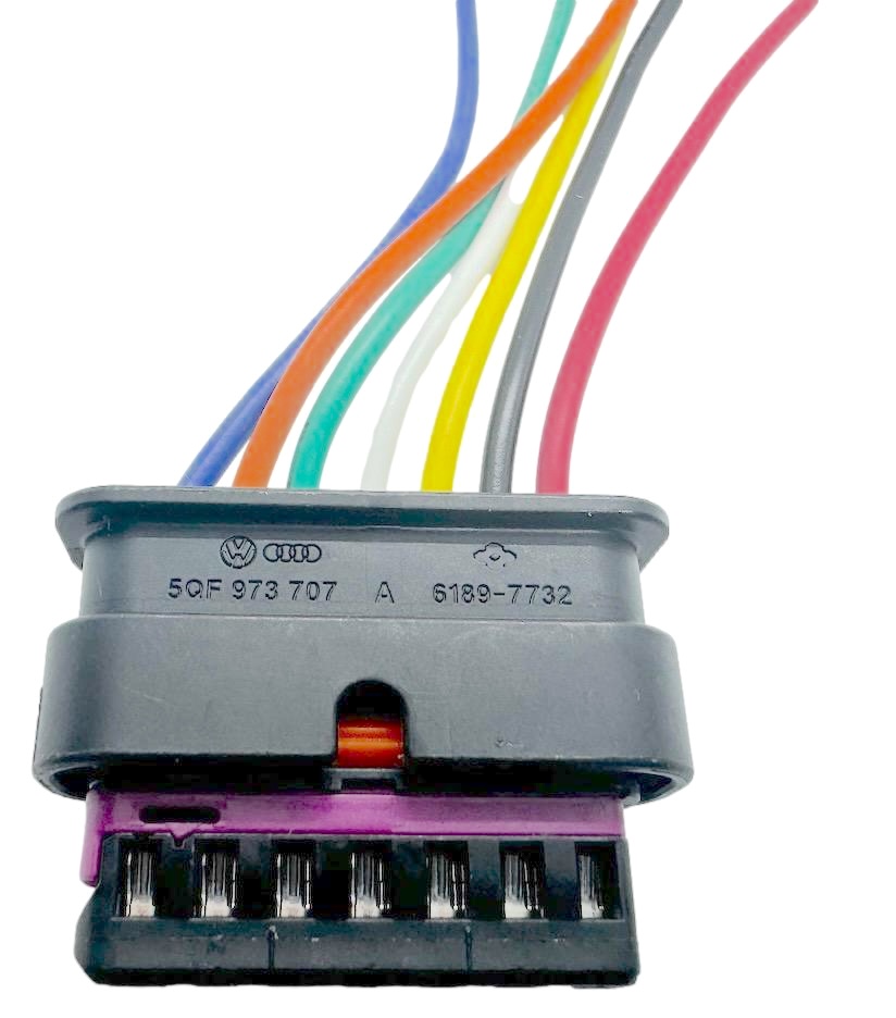 фото №1, Vw t-roc штекер колодка з'єднувач радара 5qf973707a