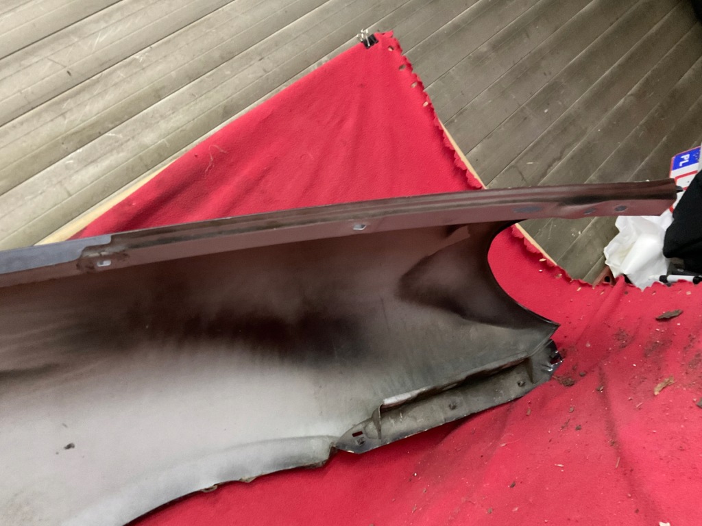 Cayenne 7l5 рестайлинг  крыло  левое  перед чёрный оригинал Доставка