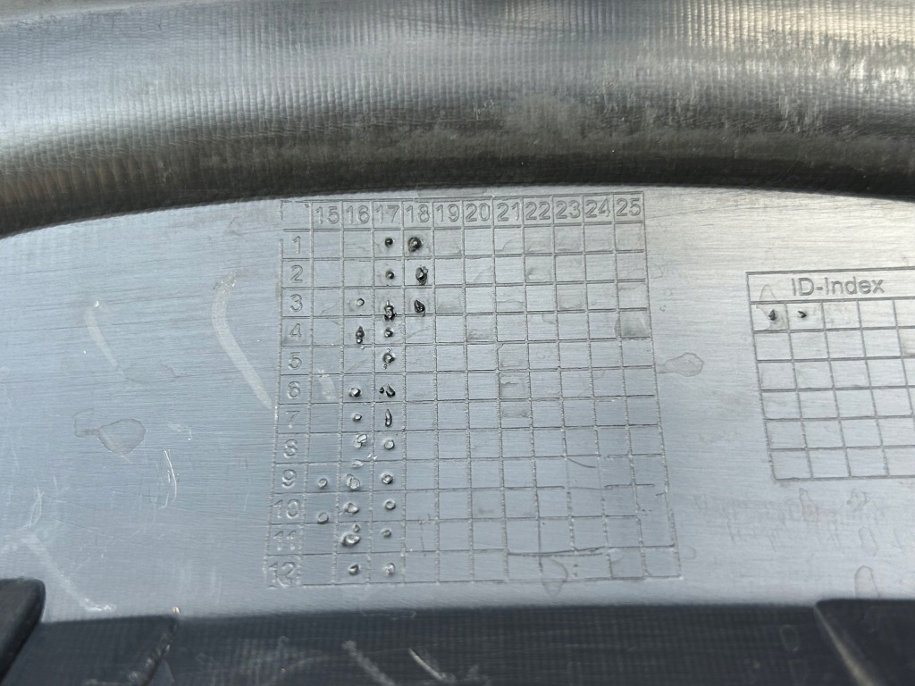 Opel mokka x рестайлинг  спойлер накладка бампера перед передняя Оригинал