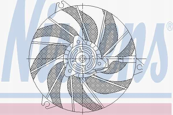 фото №12, Вентилятор радіатора nissens 85607 1253c9