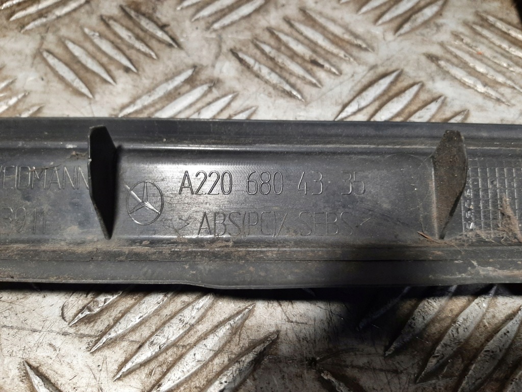 фото №10, Mercedes w220 03r lift long комплект накладка поріг