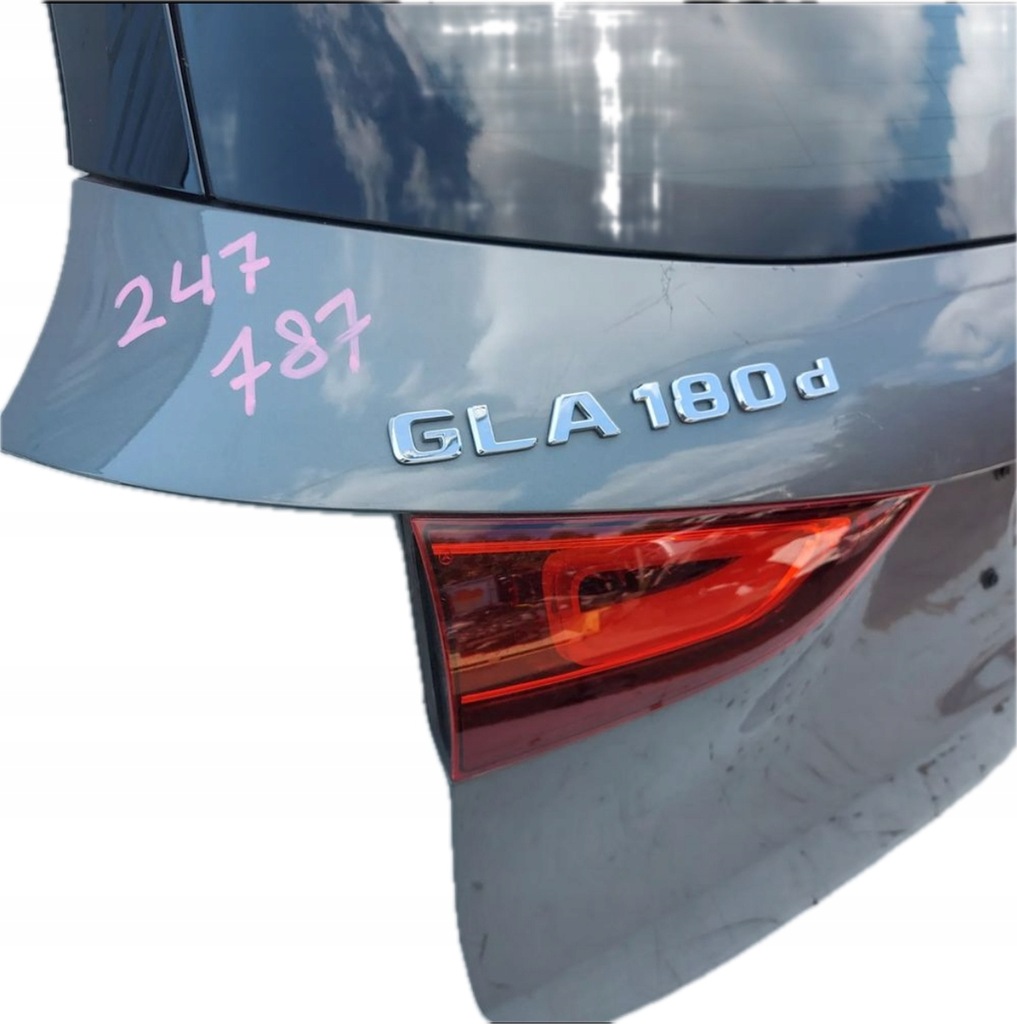 фото №10, Крышка багажника багажника задняя задняя 787 lak mercedes gla w247 оригинал