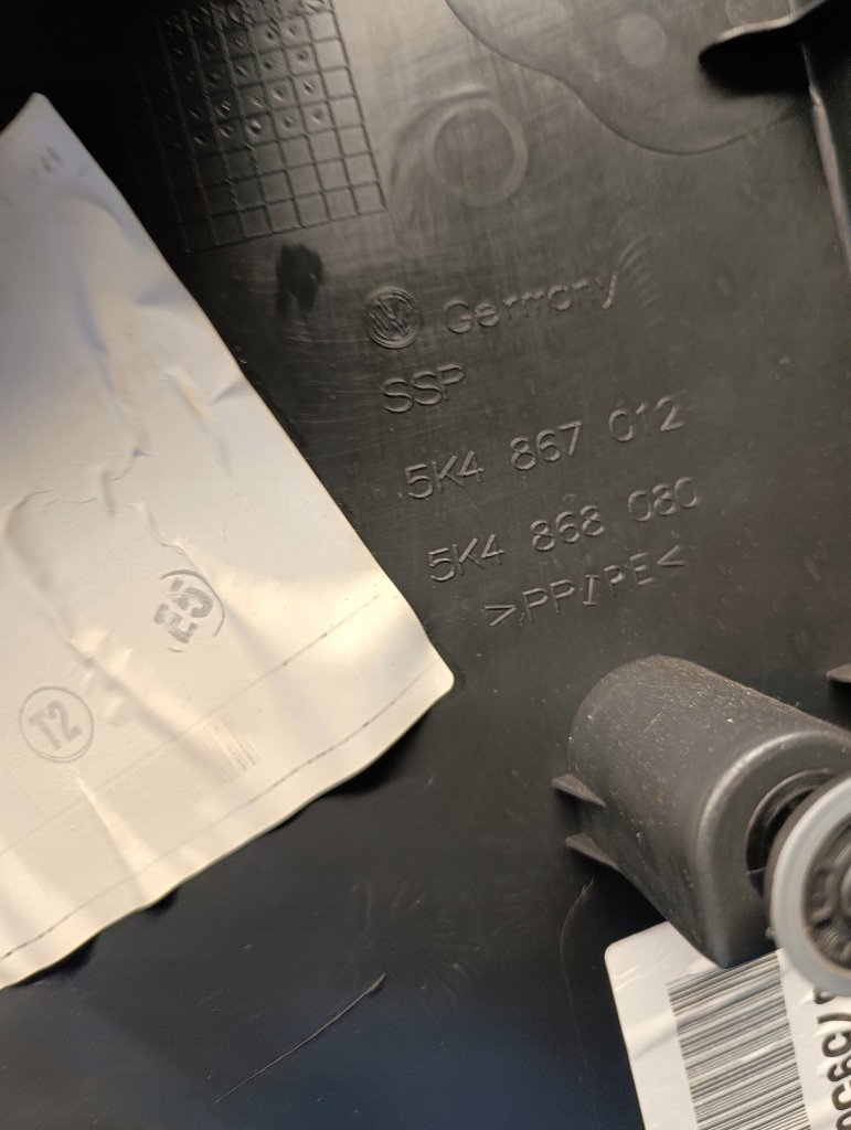 фото №5, Обшивка обивка дверь правый перед vw golf vi