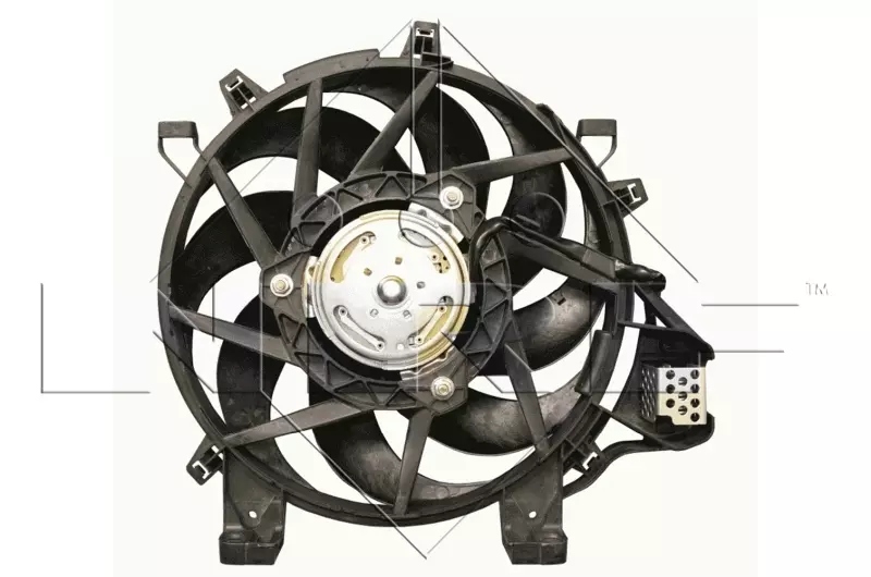 фото №1, 47690/nrf вентилятор радіатора opel corso, combo