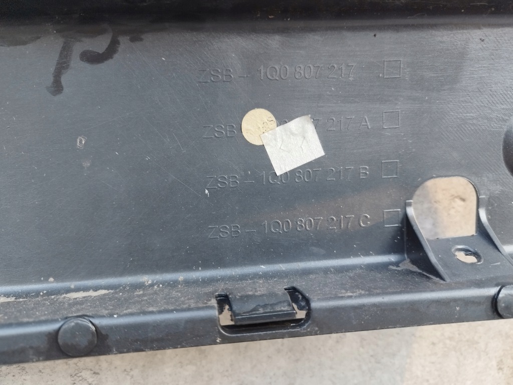 фото №7, Vw eos 1q0 przed lift бампер передний 1q0807217