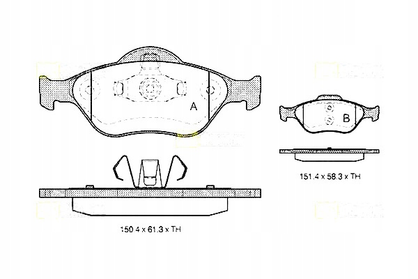 фото №2, Starline тормозные колодки тормозные ford fiesta 2000 fusion