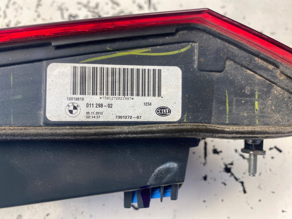 Bmw x5 f15 лампа правый задний  w крышка 7301272 Цена