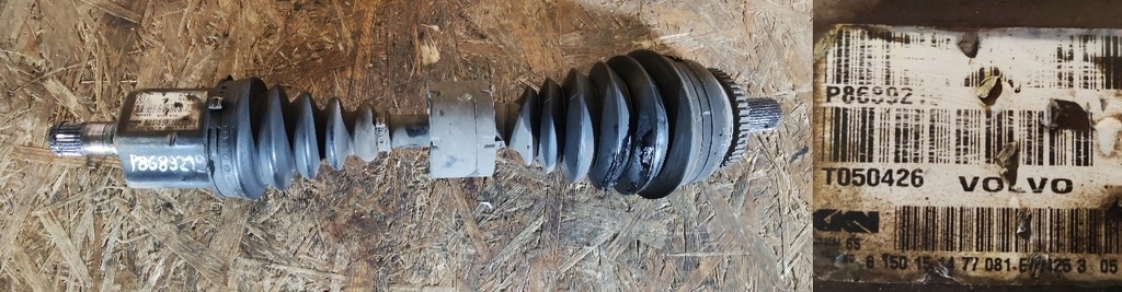 фото №1, Приводной вал короткий volvo xc70 p8689219 гарантия