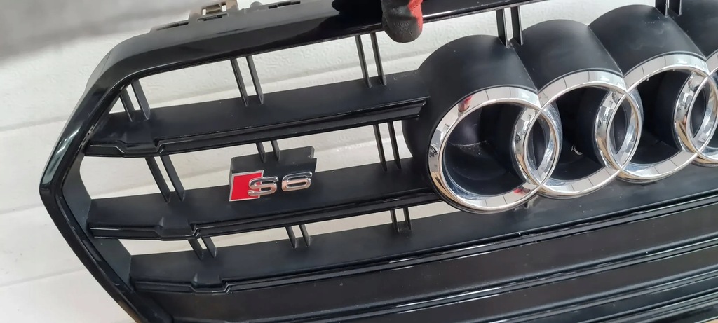 фото №14, S6 c7 4g lift решётка радиатора решётка радиатора бампера black pod камера 4g0853653m