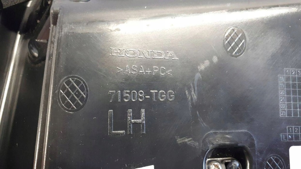 фото №8, Honda civic x 2019-2021 lift решітка бампера ліва задня 71508-tgg 2