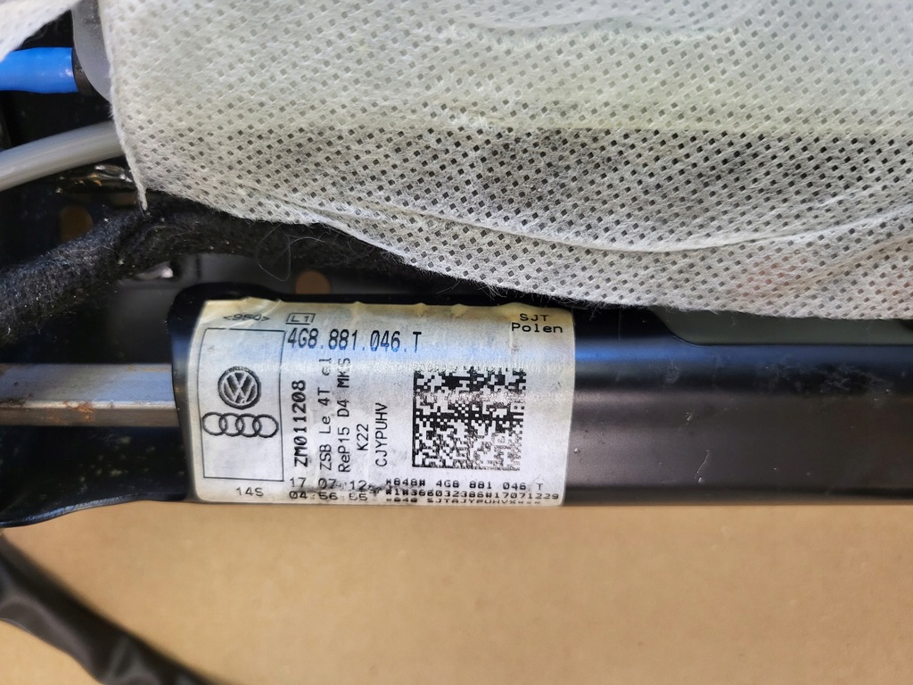 фото №15, Спинка сиденье перед правое каркас вентиляторы audi c7 a7 4g оригинальный номер