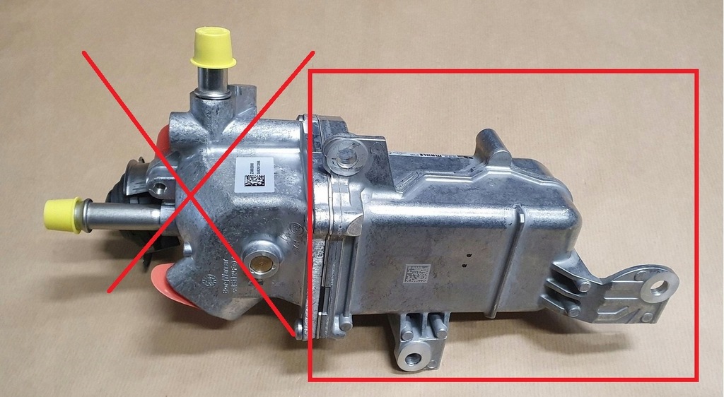 фото №1, Радіатор вихлопних газів egr 1,6 dci r9m trafic, vivaro, mercedes - nowa oem
