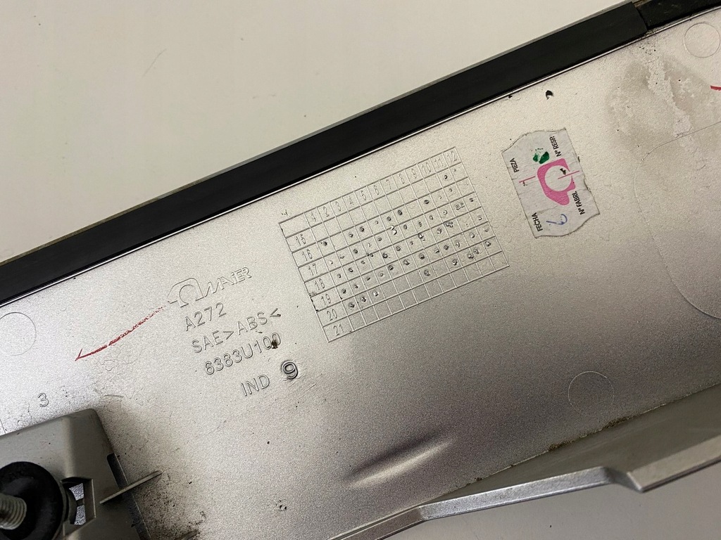 фото №6, Nissan micra k14 накладка крышки молдинг задняя 90810 5fa0a