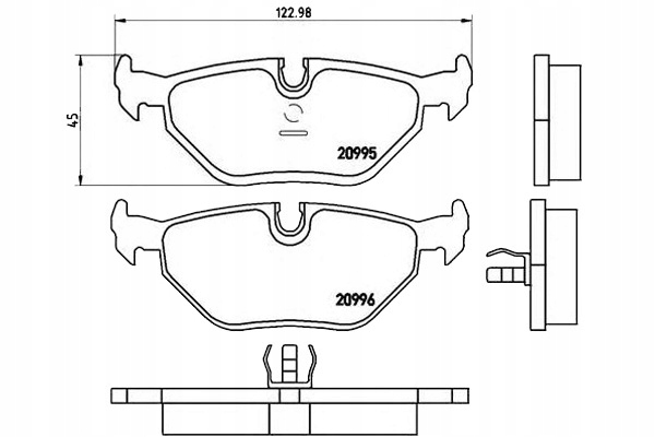Купити Гальмівна колодка гальмівний комплект .