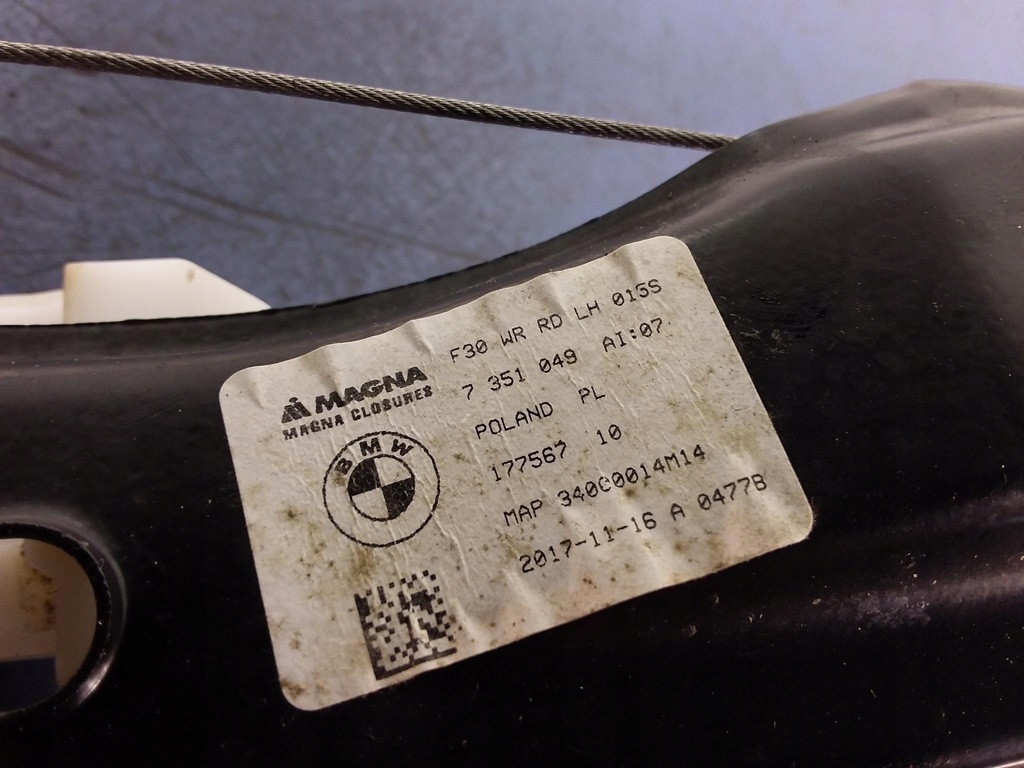 фото №5, Bmw 3 f30 f31 підйомник скло задня лівий 7351049