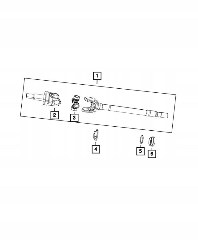 фото №2, Кольцо приводной вал левая перед d44 wrangler rubicon jk