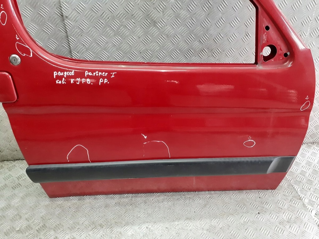 фото №7, Дверь правый перед peugeot partner i kyfb