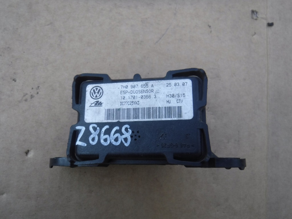 фото №1, Датчик модуль esp vw audi skoda 7h0907655a