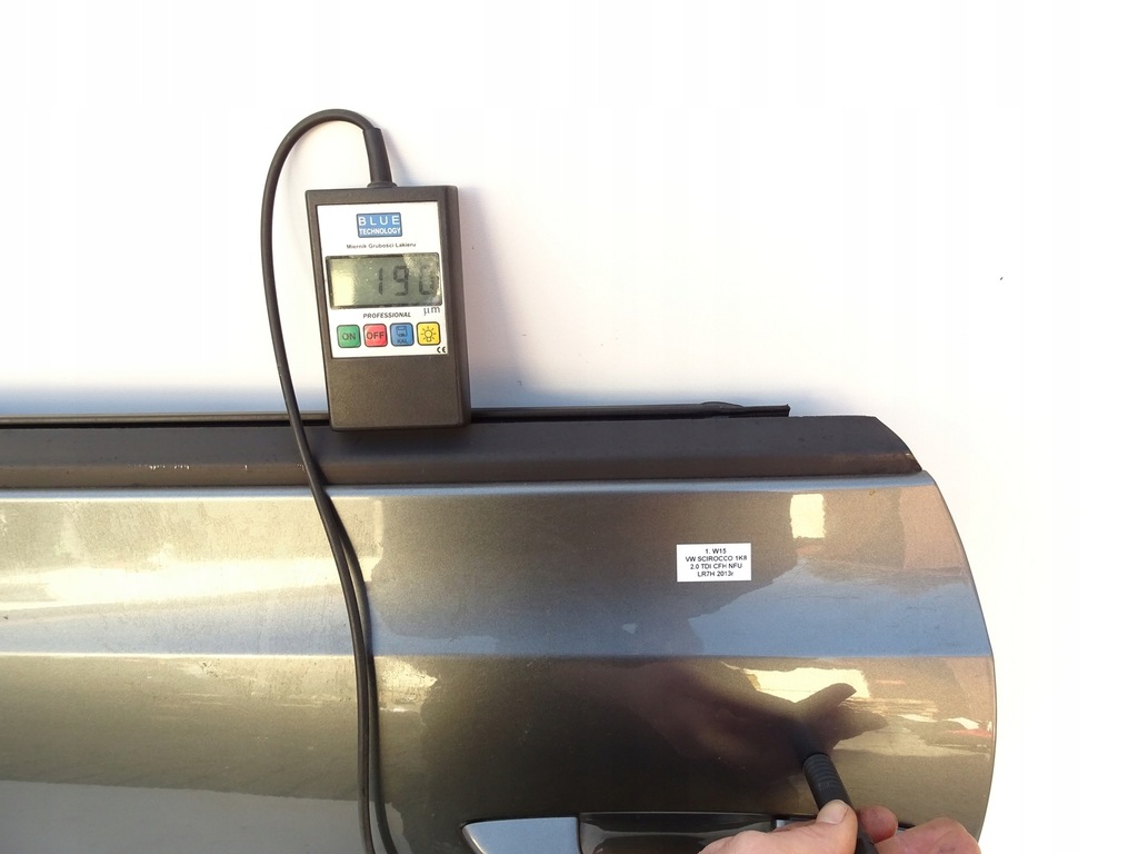 фото №11, Дверь левый перед левая передние lr7h vw scirocco iii 1k8